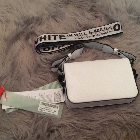 Off-white Virgil Abloh binder clip mini white bag - Picture 6 of 8
